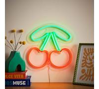 Valuelights Cherries Neon Sign Deoration Wall Light