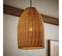 Valuelights Chianti Natural Wicker Rattan Modern Ceiling Lamp Shade (D)21Cm