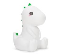 Valuelights Children's Baby Night Lights Led Colour Changing Nursery Bedside Kids Lamp Remote Control - Dinosaur In White White One Size