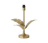 ValueLights | Christina Gold Palm Leaf Detail Single Stem Table Lamp Base | Table Lamps, Home Décor & Improvement Essential