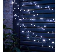 ValueLights Cool White 200 Indoor Outdoor String Fairy Lights - Size: 0.4 x 2.9 x 815cm - Black - Wilko