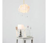 Valuelights Chrome Touch Table Lamp With White Faux Silk Shade