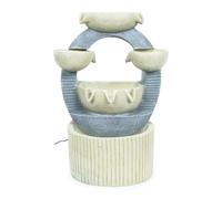 ValueLights | Circles Solar Water Feature Outdoor Light | Water Features, Home Décor & Improvement Essential | Painted Matt Design