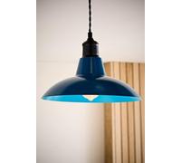 MiniSun | Retro Style French Blue Metal Ceiling Light Shade | Pendant Lights, Home Décor & Improvement Essential