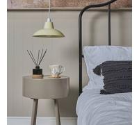 Valuelights Civic Metal Cream Ceiling Pendant Shade With Led Bulb Cream One Size