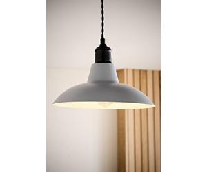 Valuelights Civic Metro Style Grey Ceiling Pendant Shade Grey