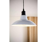 Valuelights Civic Metro Style White Ceiling Pendant Shade White