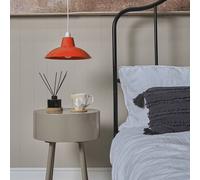 ValueLights Civic Pair of Red Ceiling Pendant Shade ValueLights Red