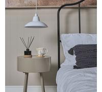 Civic Pair of White Ceiling Pendant Shade ValueLights White One Size