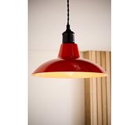 MiniSun | Retro Style Gloss Red Metal Ceiling Light Shade | Pendant Lights, Home Décor & Improvement Essential