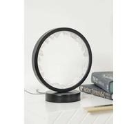 ValueLights Clear Quartz Crystal Wellness Lamp Black & Cool Clear