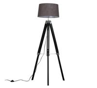 Clipper Grey Floor Lamp ValueLights Grey One Size