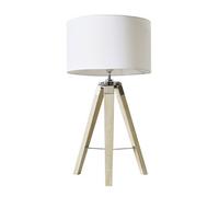 Valuelights Clipper Tripod Brown Table Lamp