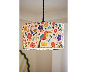 ValueLights Congo Childrens Nursery Drum Ceiling Floor Light Lamp Shade & 10w LED ValueLights Multicolor