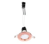 Valuelights Copper Finish Gu10 Ceiling Downlight Fitting - Complete With 1 X 5W Warm White Led Bulb 3000K