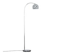 ValueLights Curva Silver Floor Lamp ValueLights Silver