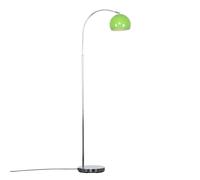 MiniSun | Modern Designer Style Polished Chrome Floor Lamp with a Gloss Green Light Shade | Floor Lamps & Torchieres, Home Décor, Improvement & Lifestyle Essential