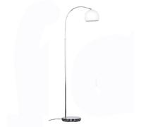 ValueLights Curva Silver Floor Lamp ValueLights Silver