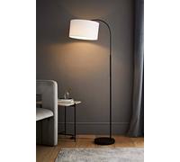 Curva Trend Black Floor Lamp ValueLights Black One Size