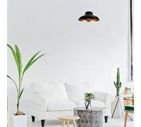 Valuelights Delta Black Ceiling Pendant Shade Black One Size
