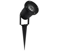 Valuelights Derwent Pack Of 8 - Ground Spike/wall Mount Ip65 Rated Outdoor Lights In Black Finish With Led Bulbs