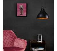 Valuelights Dexter Retro Style Black And Gold Metal Ceiling Light Shade (D)24Cm