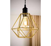 Valuelights Diablo Gold Ceiling Pendant Shade Gold