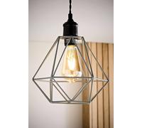 Valuelights Diablo Grey Ceiling Pendant Shade Grey