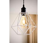 Valuelights Diablo White Ceiling Pendant Shade White