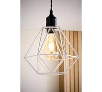 Valuelights Diablo White Ceiling Pendant Shade White