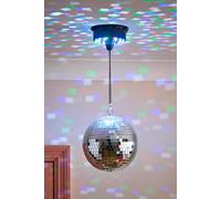 Disco Ball Silver Ceiling Light Pendant ValueLights Silver One Size