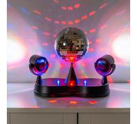 Valuelights Dolly Disco Ball Rotating Rgb Led Spotlight Desk Table Lamp