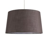 Valuelights Doretta Modern Tapered Grey Faux Linen Ceiling Table Lamp Light Shade (D)40Cm