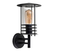 ValueLights Dorset Black Outdoor Wall Lantern ValueLights Black