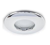 ValueLights Chrome Cool White LED Ceiling Downlight 6 Pack - Silver - Wilko