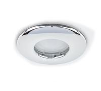 Downlight Fire Rated IP65 Ceiling Light Fitting 4 Pack ValueLights Metallic Silver One Size