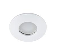 Valuelights Downlight Fire Rated Ip65 Ceiling Light Fitting 4 Pack With Cool White Bulbs White
