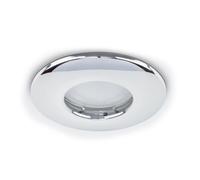 MiniSun | Fire Rated Polished Chrome Domed GU10 Ceiling Downlight | Bath Recessed Lighting, Home Décor & Improvement Essential | Mains Wired
