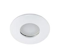 MiniSun | Fire Rated White Domed GU10 Ceiling Downlights | Bath Recessed Lighting, Home Décor & Improvement Essential | Pack of 4 | Mains Wired