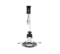 Valuelights Downlight Fixed Black Chrome Ceiling Light Fitting 10 Pack