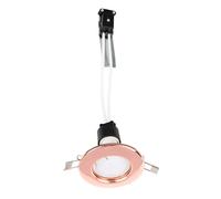 ValueLights Downlight Fixed Ceiling Light Fitting 10 Pack With Cool White LED Bulbs in Copper ValueLights Copper
