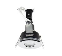 MiniSun | Shower/Soffit Polished Chrome Recessed Ceiling Downlights | LED Bulbs, Home Décor & Improvement Essential | Pack of 4 | Includes 5W LED Bulbs [6500K Cool White]