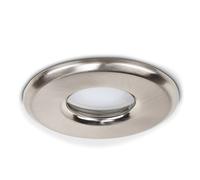 Valuelights Downlight Ip65 Ceiling Light Fitting 4 Pack With Cool White Bulb In Silver Silver