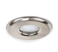 ValueLights Brushed Chrome Cool White LED Ceiling Downlight 4 Pack - Silver - Wilko