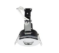 Valuelights Downlight Ip65 Chrome Ceiling Light Fitting 6 Pack With Warm White Bulbs