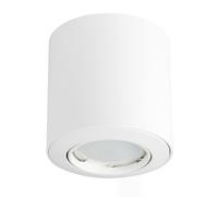 MiniSun | GU10 Gloss White Tiltable Surface Mounted Ceiling Spotlight Downlights | Ceiling Spots, Home Décor & Improvement Essential | Pack of 10