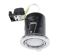 ValueLights Downlight Tiltable Fir Ceiling Light Fitting 30 Pack With Warm White Bulbs in Metallic Silver ValueLights Metallic Silver