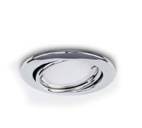 MiniSun | Fire Rated Polished Chrome Tiltable GU10 Recessed Ceiling Downlights | Ceiling Spots, Home Décor & Improvement Essential | Pack of 10