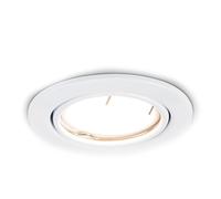 Valuelights Downlight Tiltable Fire Rated Ceiling Light Fitting 10 Pack In White White
