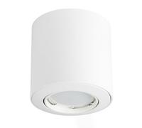MiniSun | GU10 Gloss White Tiltable Surface Mounted Ceiling Spotlight Downlights | Ceiling Spots, Home Décor & Improvement Essential | Pack of 10